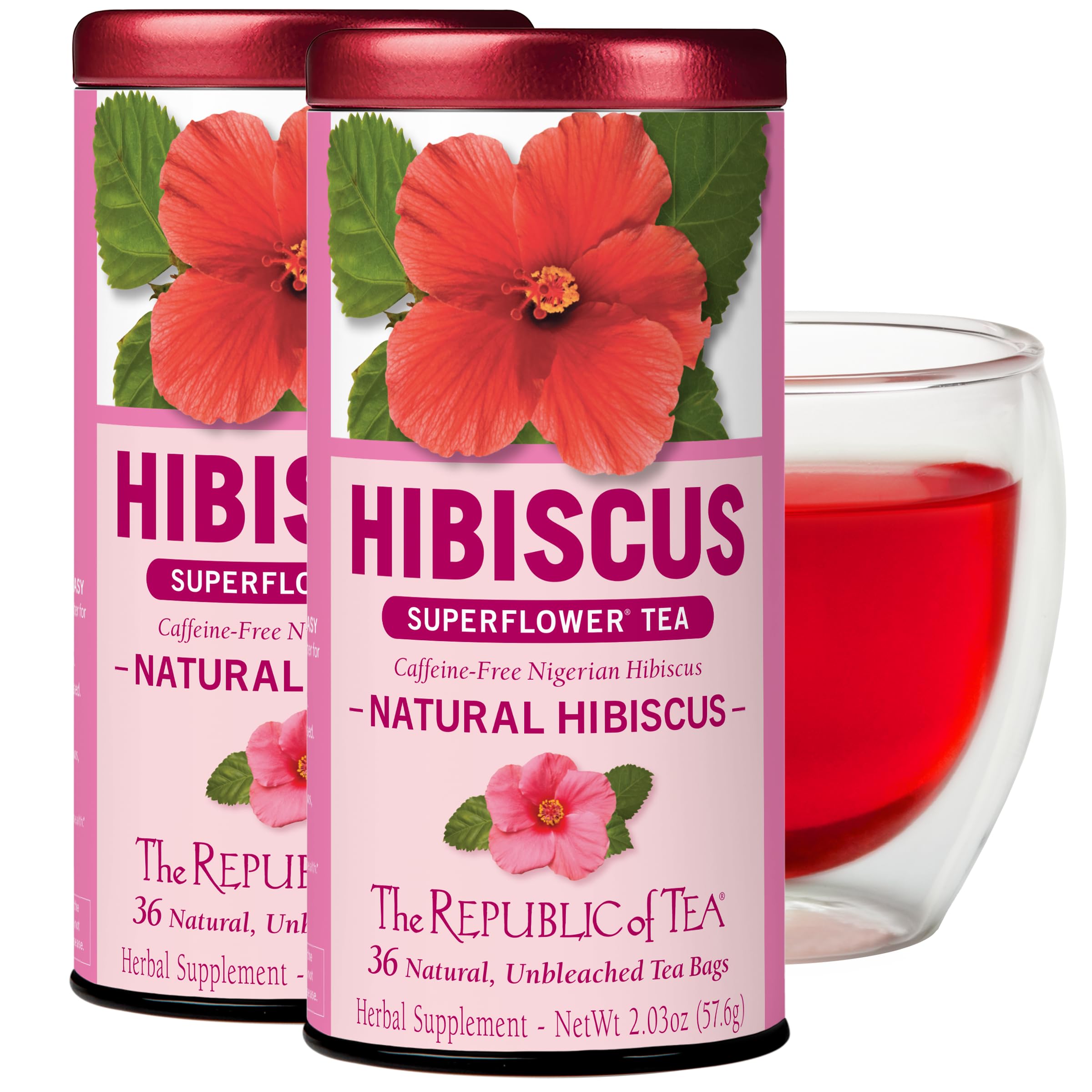 The Republic of Tea Hibiscus - Csomagolás és teafilterek